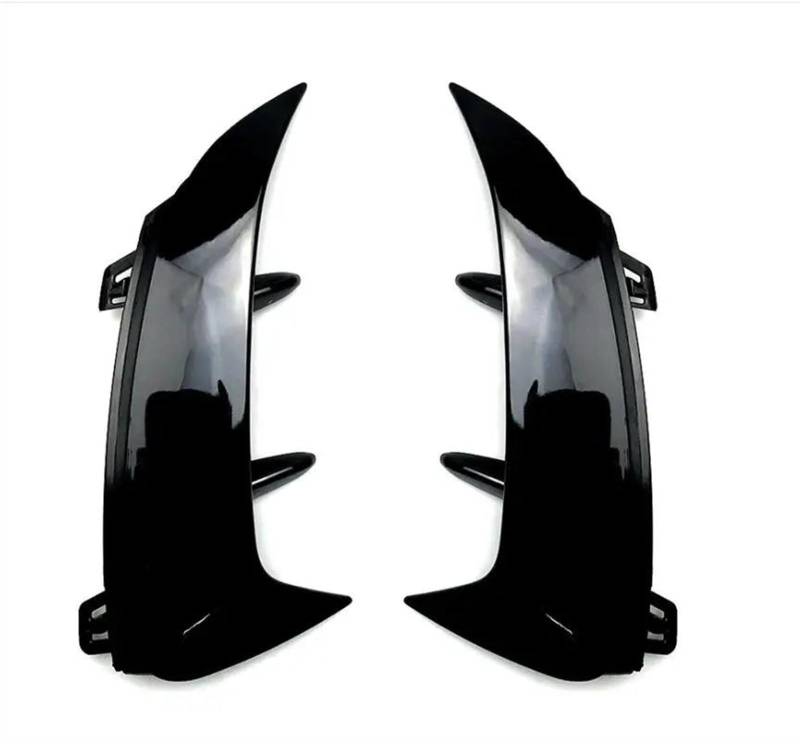 Hinten Stoßstange Splitter Spoiler Seite Canards Abdeckung Trim Für Benz EINE Klasse W177 A35 A180 A200 A220 A260 Für AMG Limousine 2019 + Spoiler Heckspoiler Flügel Lippe(Black Brightness) von RRKBDQEL