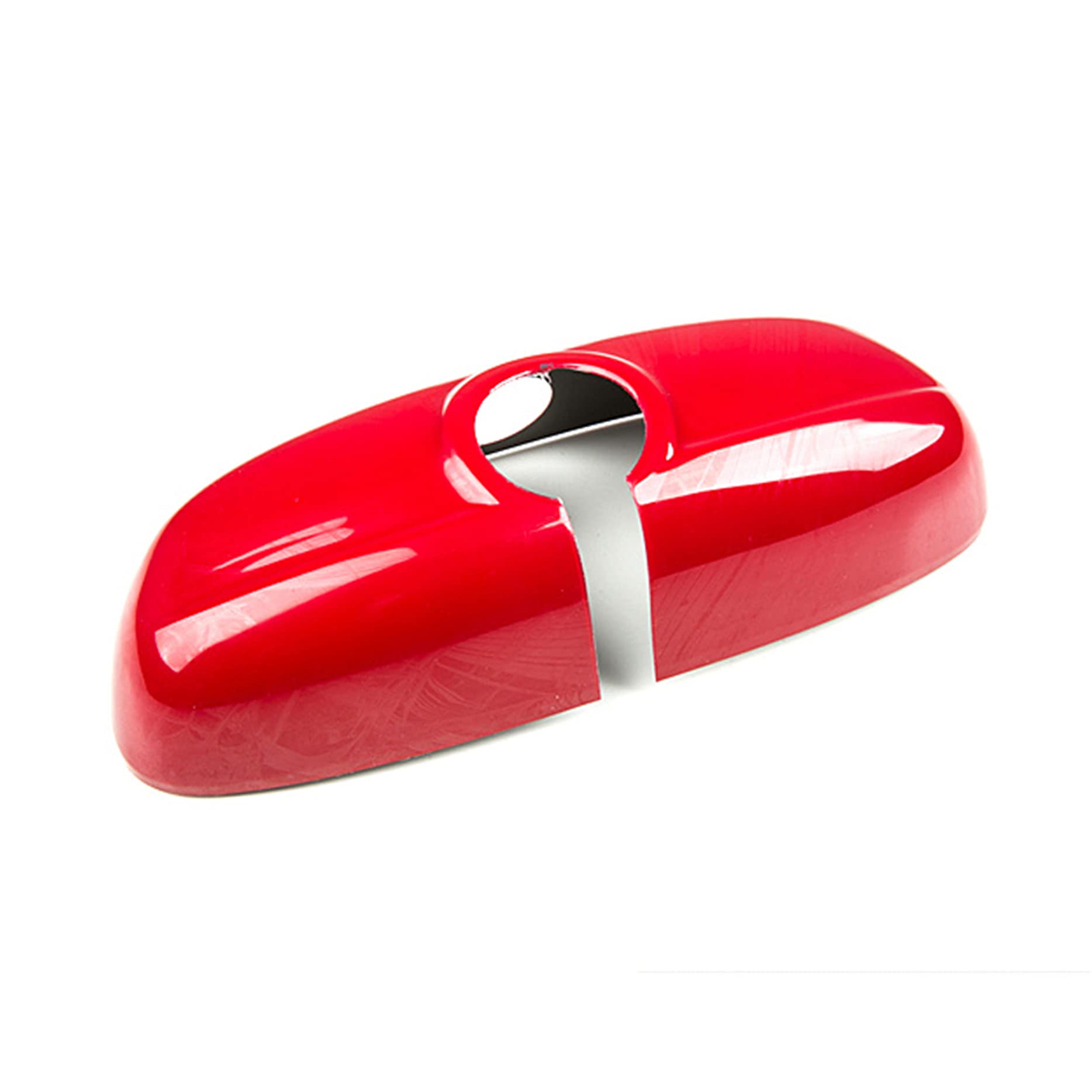 Innenrückspiegel-Abdeckung, Schutzkappe, kompatibel mit Mini Cooper (F-Serie ohne Sensorloch, rote Farbe) von RRX