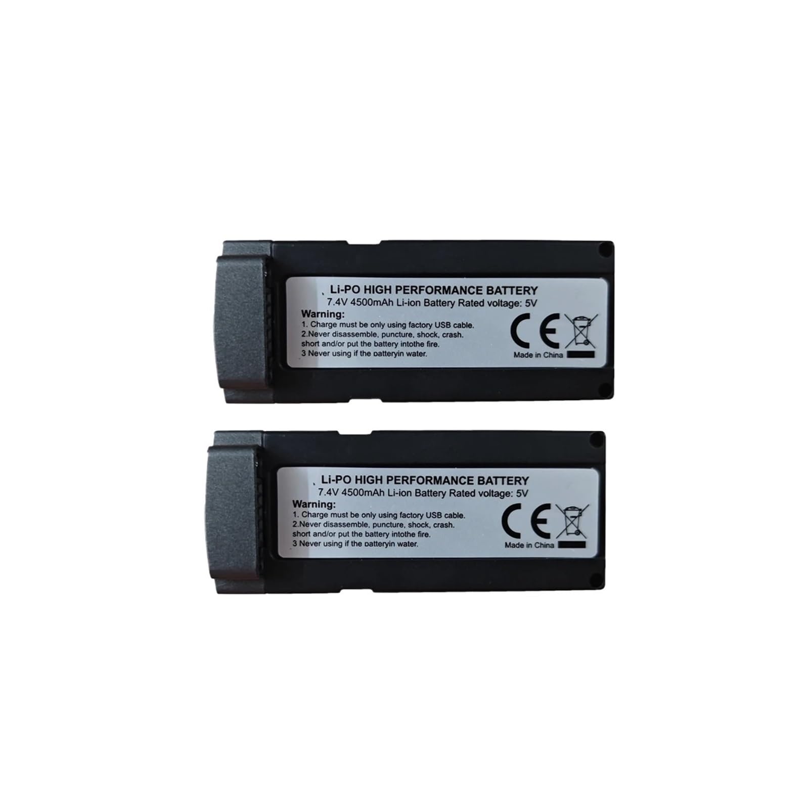 RRYUIOO 7,4 V 3000 MAh 4500 Mah Batterie for L600 Pro Max Drone Batterie L600 Akkus Pack L600 Pro RC Quadcopter Zubehör(2pcs 4500mah) von RRYUIOO