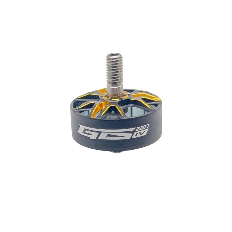 RRYUIOO Traverser Bürstenloser Motor, for GTS V4 2207 2040KV 5-6S FPV-kompatible RC FPV-Freestyle-Drohne, 5-Zoll-Propeller(1pc Black 2040 Bell) von RRYUIOO