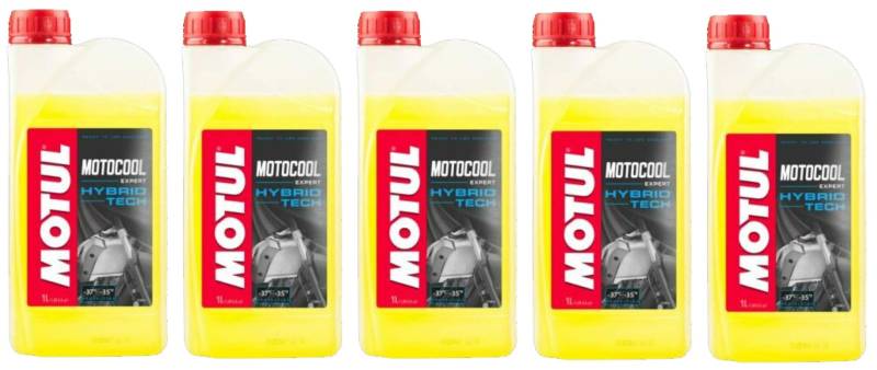 RS Motul Motocool Expert gebrauchsfertiges Motorrad-Kühlmittel Frostschutzmittel -37°C, 5 Liter von RS