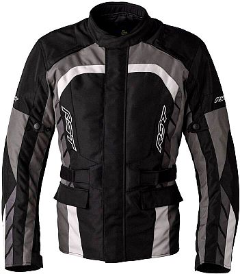 RST Alpha 5, Textiljacke wasserdicht - Schwarz/Grau/Weiß - S von RST