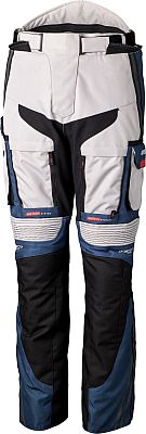 RST Pro Adventure-X, Textilhose wasserdicht - Hellgrau/Blau/Rot/Schwarz - 3XL von RST