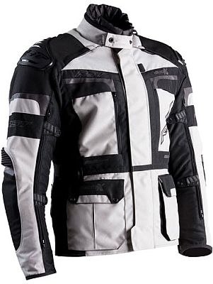 RST Pro Adventure-X, Textiljacke wasserdicht - Hellgrau/Schwarz - 3XL von RST