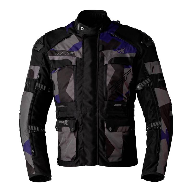 RST Pro Series Adventure-X CE Mens Textile Jacket Navy/Camo von RST