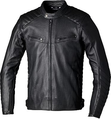 RST Roadster Air, Lederjacke perforiert - Schwarz - S von RST