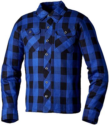 RST X Lumberjack, Aramid Textiljacke/Hemd - Blau/Schwarz - S von RST