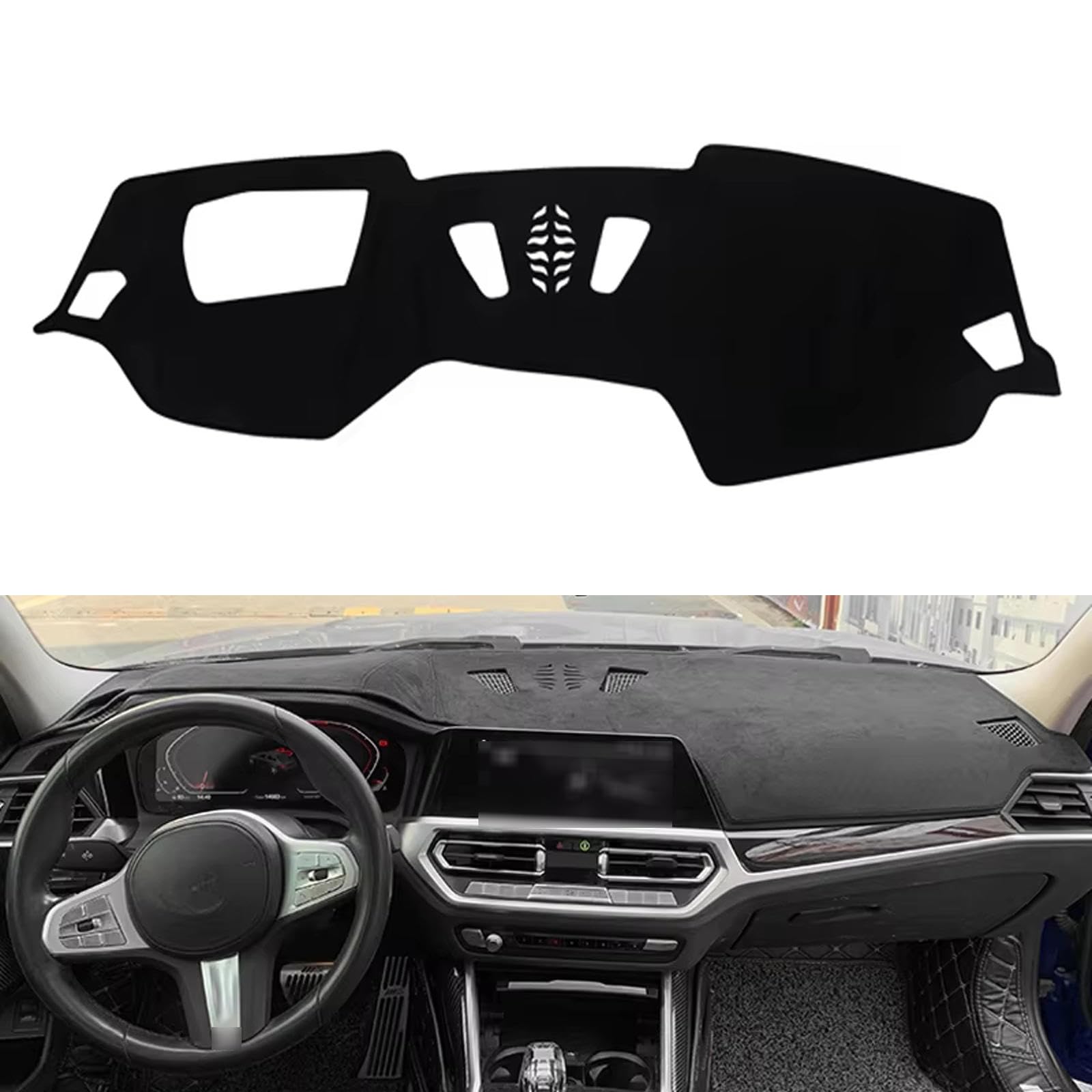 RSUQEOLG Fit für BMW 3er G20 F30 F31 2012-2022 LHD, Auto Armaturenbrett Abdeckung, Anti-Scratch Schwarz Dash Mat Dashboard Abdeckung, Einfach zu Bedienen RSUQEOLG Fit für BMW 3er G20 F30 F31 2012-2022 LHD, Auto Armaturenbrett Abdeckung, Anti-Scratch Schwarz Dash Mat Dashboard Abdeckung, Einfach zu Bedienen von RSUQEOLG