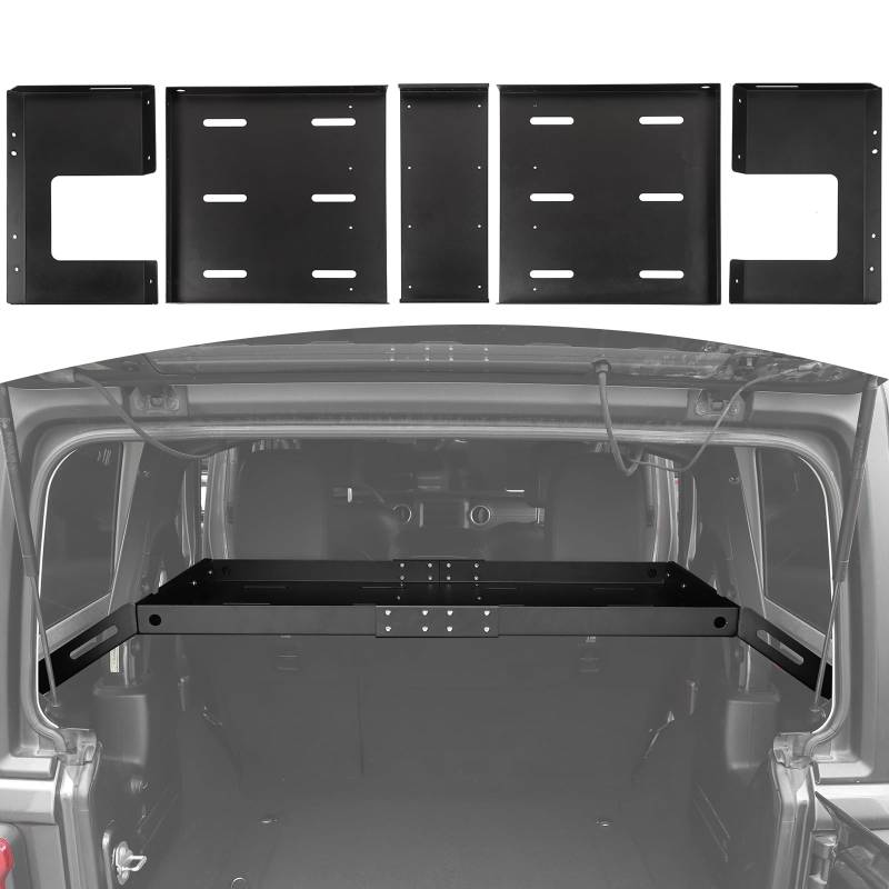 RT-TCZ Wrangler Gepäckträger für Jeep Wrangler 2007–2024, JK JL, 4-Türer, Innenaufbewahrungszubehör von RT-TCZ