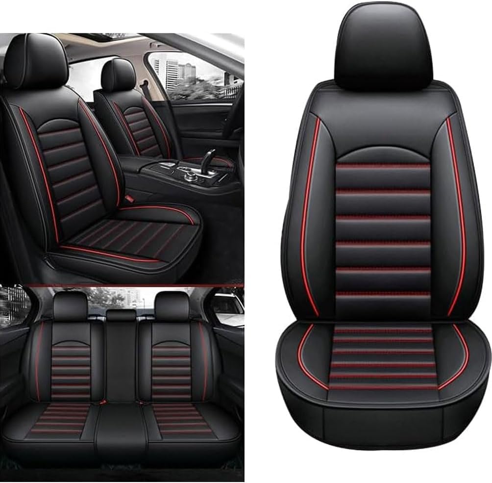 RTDDKFCVG Auto Sitzbezügesets für VW T-ROC R-Line,Autositzbezüge Kompletter Satz Ideale Passform Perfekter Schutz Für Autositze,Black and Red RTDDKFCVG Auto Sitzbezügesets für VW T-ROC R-Line,Autositzbezüge Kompletter Satz Ideale Passform Perfekter Schutz Für Autositze,Black and Red von RTDDKFCVG