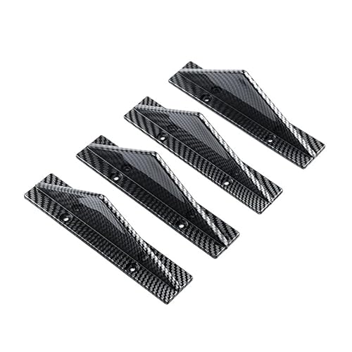 Auto Heckstoßstange Spoiler, für Audi Q5 Quattro S Line SQ5 2013-2018 Haifischflosse Heckspoiler Heck Diffusor Splitter Anti-Crash Stoßstange Chassis,D von RTOPWV
