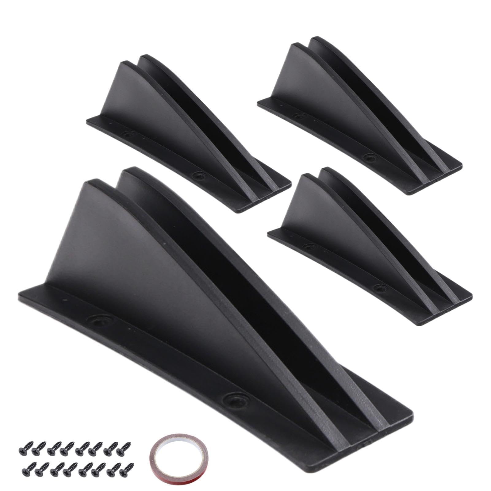 Auto Heckstoßstange Spoiler, für BMW 2er Limousine(F22 F23 F44 G42) Haifischflosse Heckspoiler Heck Diffusor Splitter Anti-Crash Stoßstange Chassis,B von RTOPWV