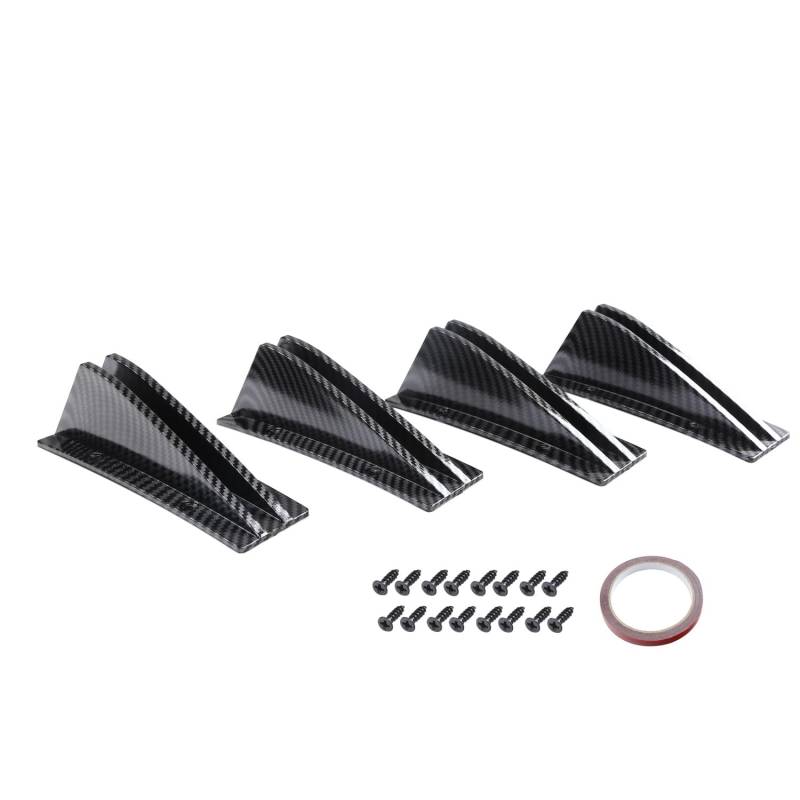 Auto Heckstoßstange Spoiler, für BMW F34 F90 G28 E90 320 330 328 325 Haifischflosse Heckspoiler Heck Diffusor Splitter Anti-Crash Stoßstange Chassis,B von RTOPWV