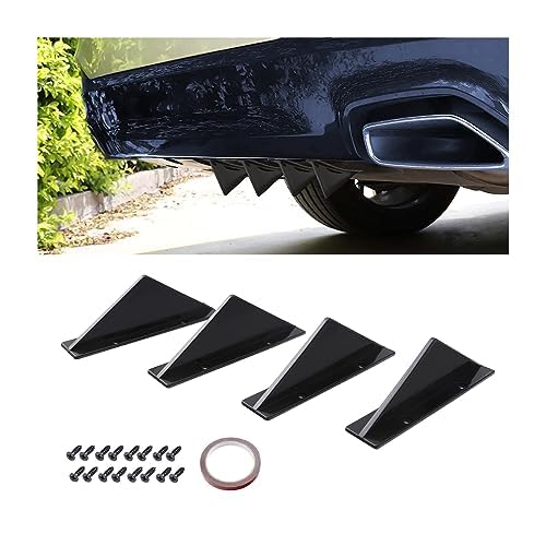 Auto Heckstoßstange Spoiler, für Ford kuga 2019-2023 2024 Haifischflosse Heckspoiler Heck Diffusor Splitter Anti-Crash Stoßstange Chassis Auto Heckstoßstange Spoiler, für Ford kuga 2019-2023 2024 Haifischflosse Heckspoiler Heck Diffusor Splitter Anti-Crash Stoßstange Chassis von RTOPWV