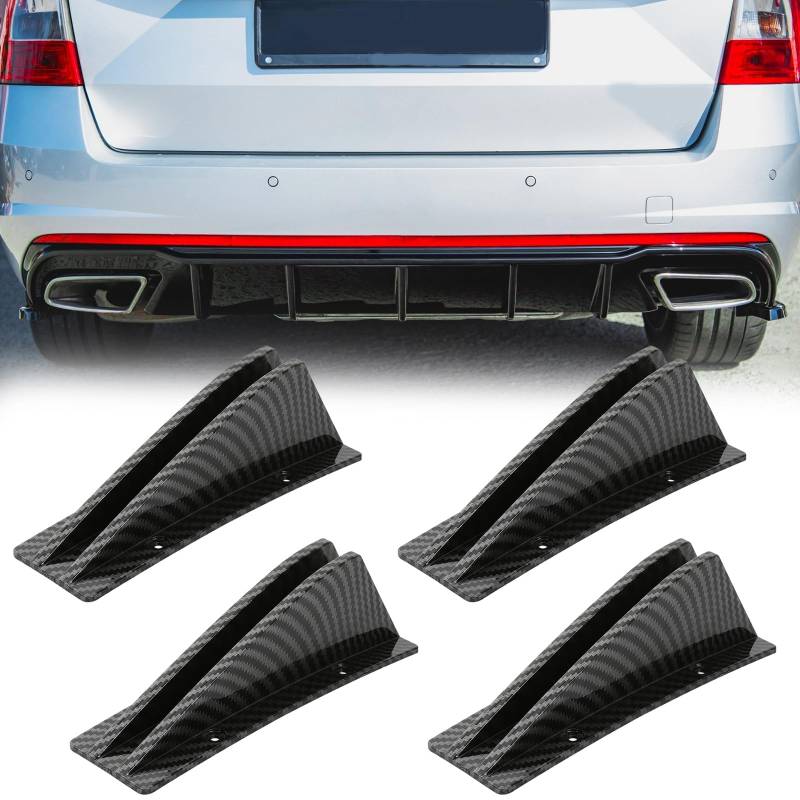 Auto Heckstoßstange Spoiler, für Mercedes Benz Cla 220D C Class W203 W205 W204 Haifischflosse Heckspoiler Heck Diffusor Splitter Anti-Crash Stoßstange Chassis von RTOPWV
