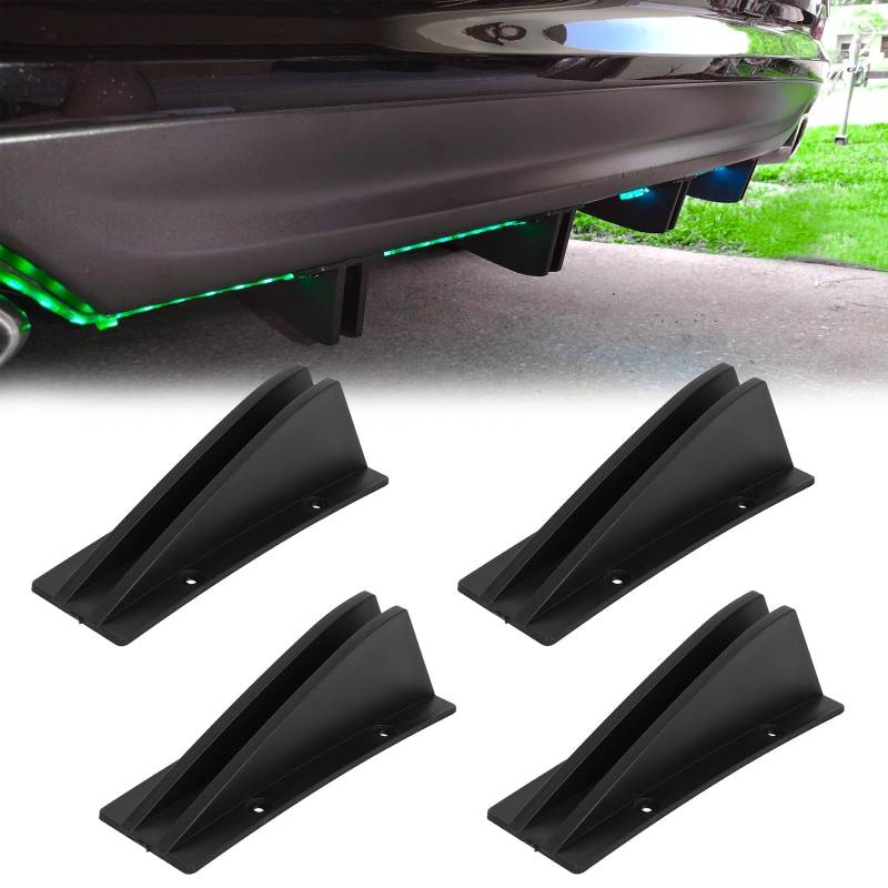 Auto Heckstoßstange Spoiler, für Renault Arkana 2021-2024 Haifischflosse Heckspoiler Heck Diffusor Splitter Anti-Crash Stoßstange Chassis von RTOPWV