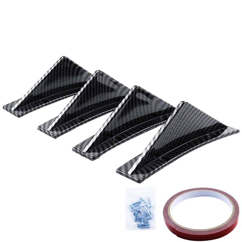 Auto Heckstoßstange Spoiler, für Volkswagen VW Touran 2003–2024 Haifischflosse Heckspoiler Heck Diffusor Splitter Anti-Crash Stoßstange Chassis von RTOPWV