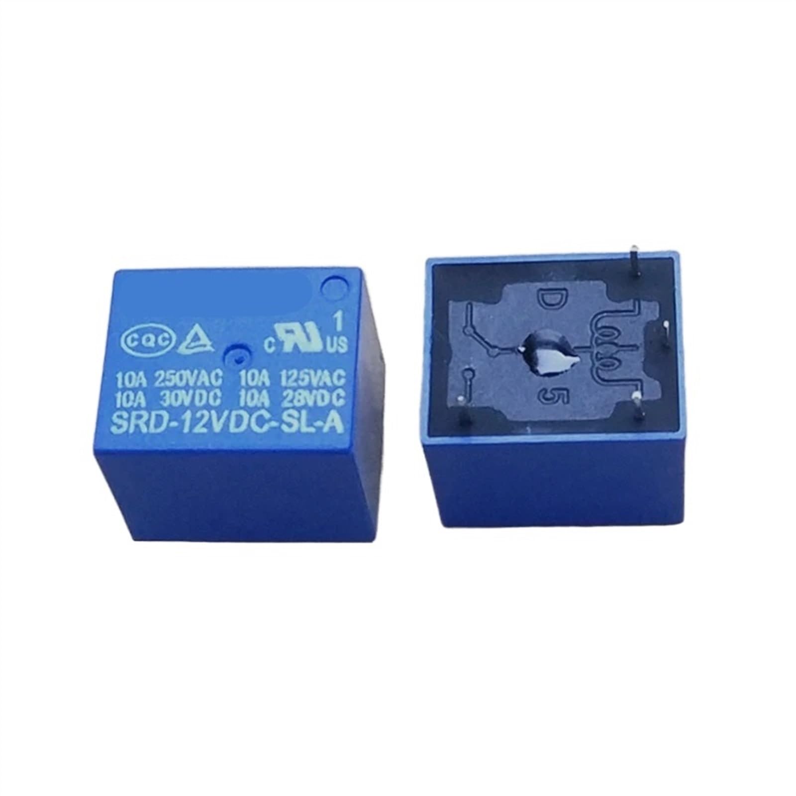 10 Pcs DC 12V Coil SPDT 4 Pin Power Relay PCB Type SRD-12VDC-SL-A RUAJOGYNVM 10 Pcs DC 12V Coil SPDT 4 Pin Power Relay PCB Type SRD-12VDC-SL-A RUAJOGYNVM von RUAJOGYNVM