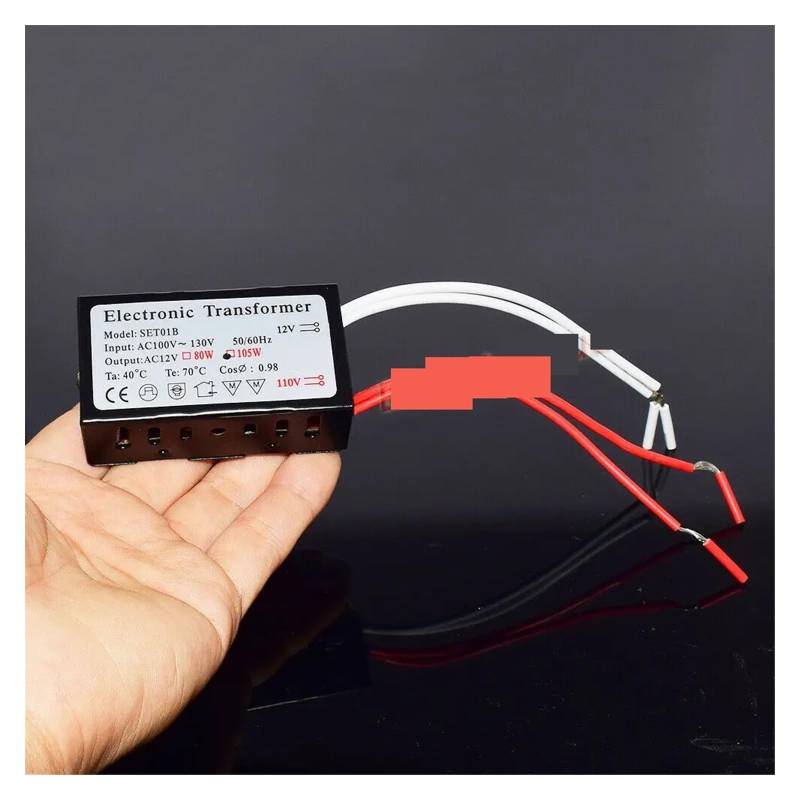 105W AC 110V to 12V Electronic Transformer for Halogen Lamp crystal Light Power Supply Module RUAJOGYNVM von RUAJOGYNVM