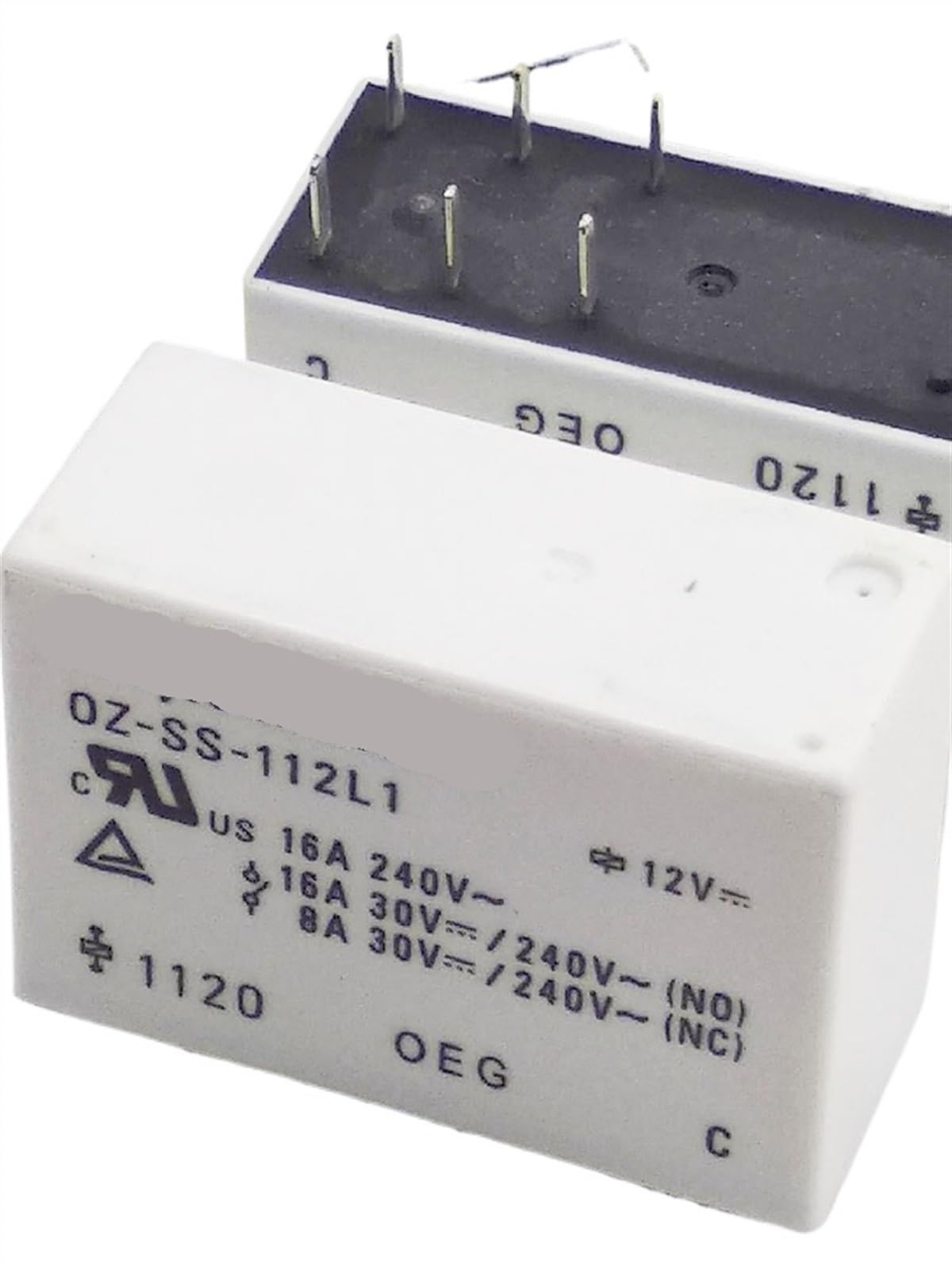 2 PCS 12V Relay OZ-SS-112L1 12VDC 16A 8Pins RUAJOGYNVM 2 PCS 12V Relay OZ-SS-112L1 12VDC 16A 8Pins RUAJOGYNVM von RUAJOGYNVM