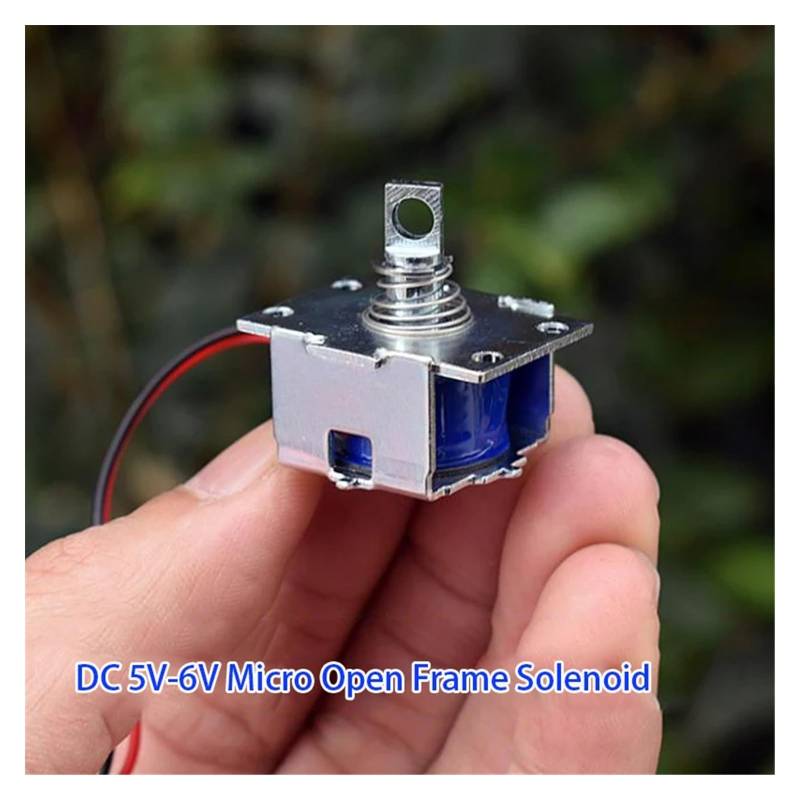 DC 5V-6V 20mm*15mm Magnet Push-Pull Square Solenoid Through Type Electromagnet Open Frame Stroke 4.5mm RUAJOGYNVM von RUAJOGYNVM