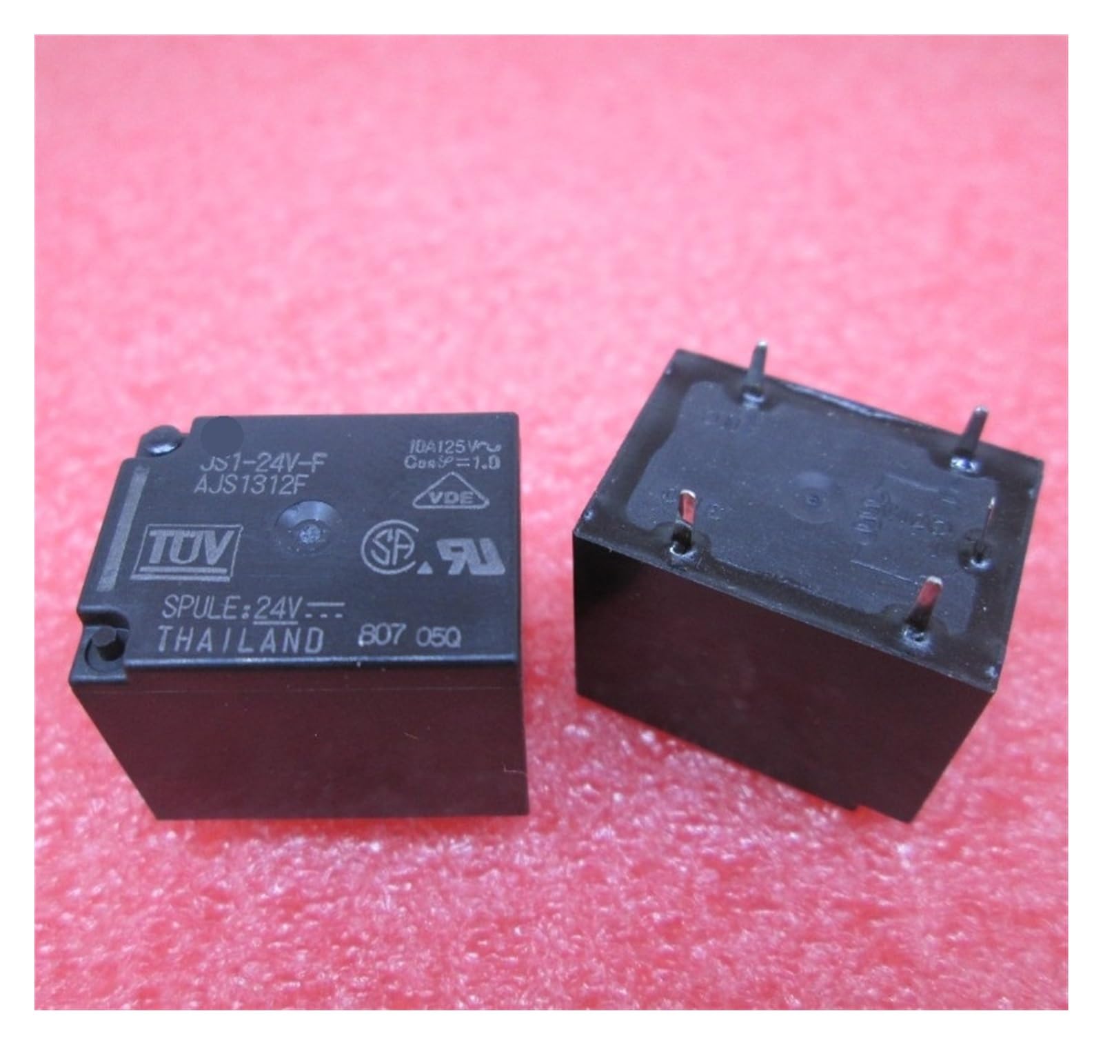 Relay JS1-24V-F JS1-24V 24V 10A 125V 5PIN RUAJOGYNVM von RUAJOGYNVM