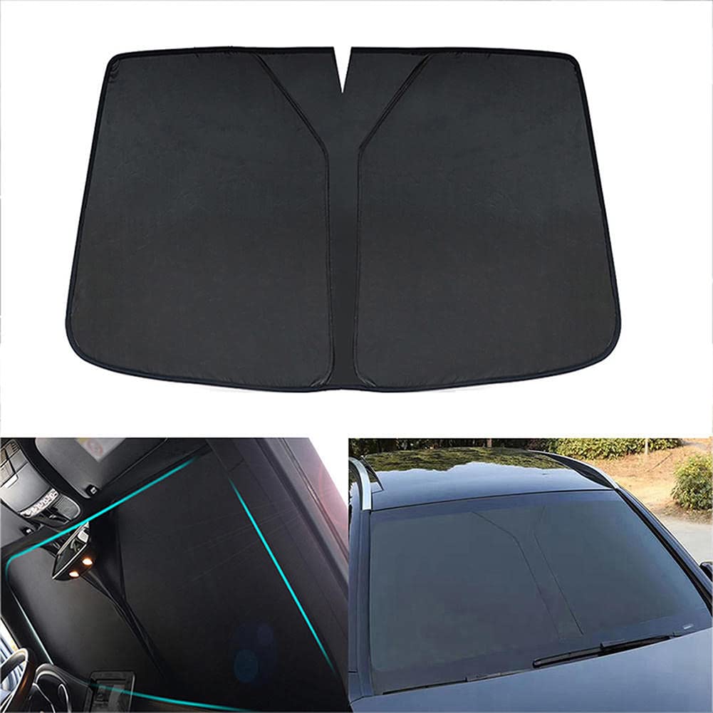 Passend für Toyota Yaris 2013–2017, Auto-Windschutzscheiben-Sonnenschutz, Sonnenschutz, schwarz, faltbar, einfach zu bedienen Passend für Toyota Yaris 2013–2017, Auto-Windschutzscheiben-Sonnenschutz, Sonnenschutz, schwarz, faltbar, einfach zu bedienen von RUDINO