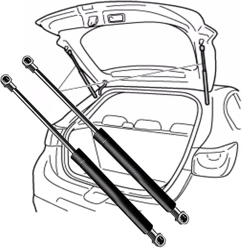 RUFD 2X Auto Kofferraum Gasfeder für Toyota Prius III (ZVW30) Hatchback 2009-2015, Gasdämpfer Heckklappe Kofferraum Gasdruckfedern Hubstützen Zubehör von RUFD