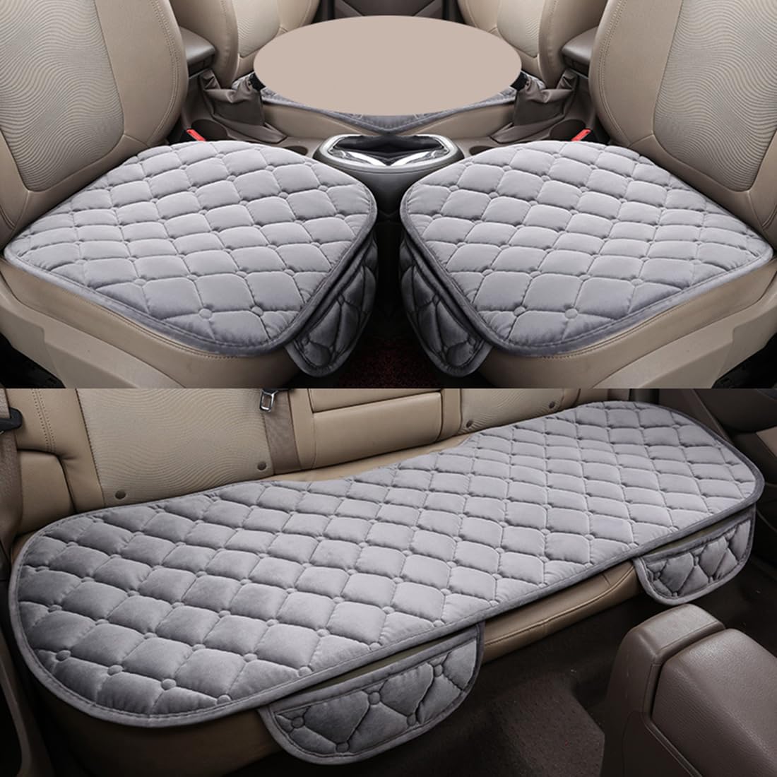 RUHANE Beflockung Stoff Auto Sitzbezug für BMW X5 E53 1999-2006, Protector vorne hinten warm warm Auto Sitzkissen Protector Pad,B-Grey RUHANE Beflockung Stoff Auto Sitzbezug für BMW X5 E53 1999-2006, Protector vorne hinten warm warm Auto Sitzkissen Protector Pad,B-Grey von RUHANE