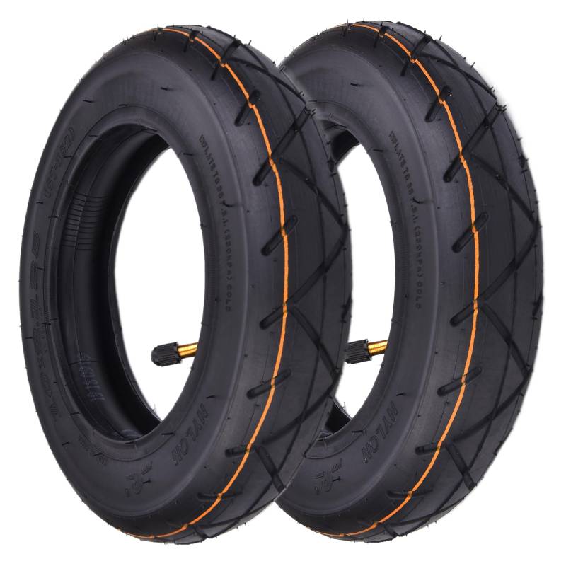 2 Sätze Packung mit 10 x 2,125 Reifen 10 "Reifen + Schlauch Ersatz für Smart Self Balancing 2-Rad Elektroroller 10 Zoll Einrad Eignung 6.5 Zoll Felge von RUHUO