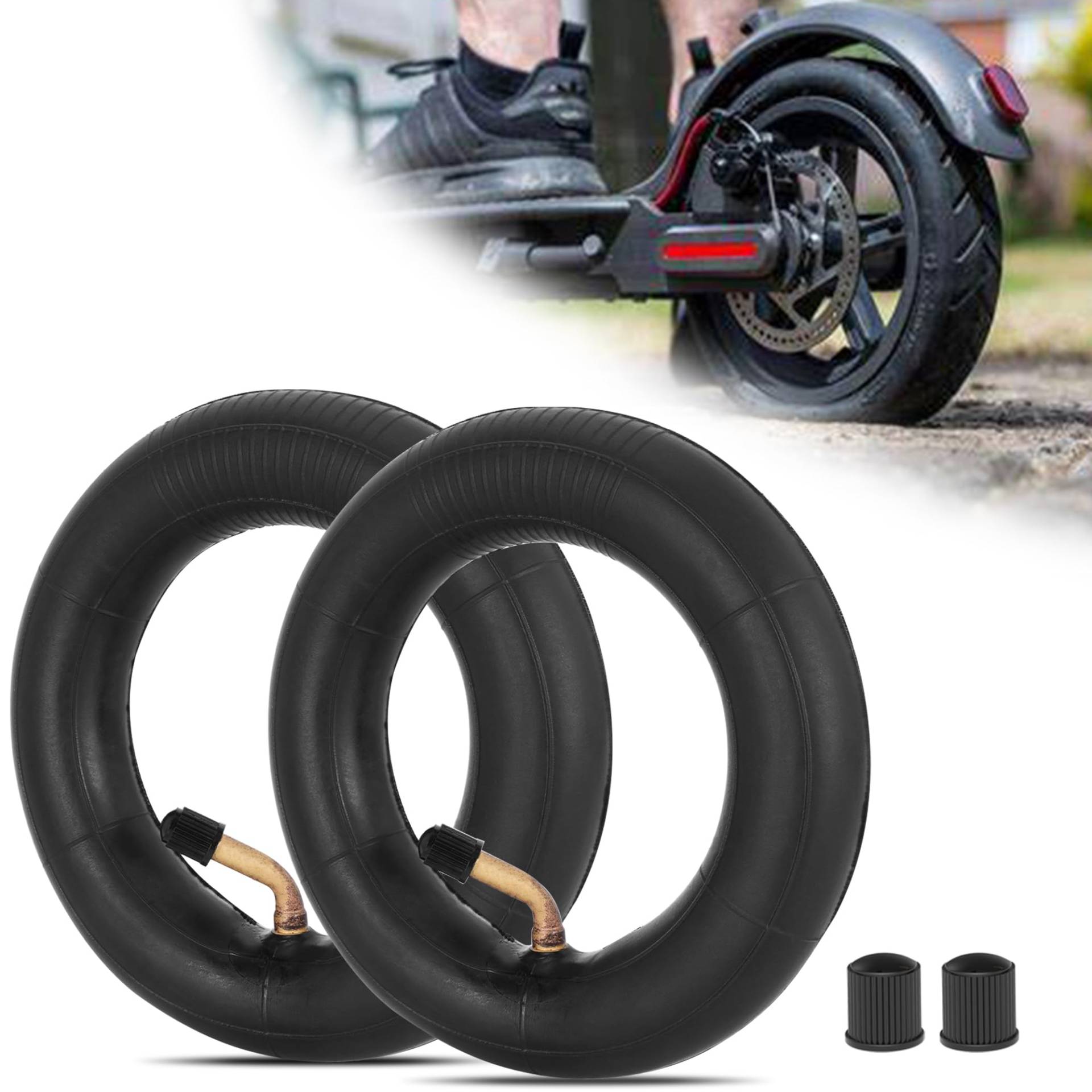 2er Packung 6 x 1.25 Innen Schläuche Reifenschlauch 6x1 1/4 Ersatz für Pneumatic Scooter, Wheelchair Caster, Roller Skis Jenex V2 " 2er Packung 6 x 1.25 Innen Schläuche Reifenschlauch 6x1 1/4 Ersatz für Pneumatic Scooter, Wheelchair Caster, Roller Skis Jenex V2 " von RUHUO