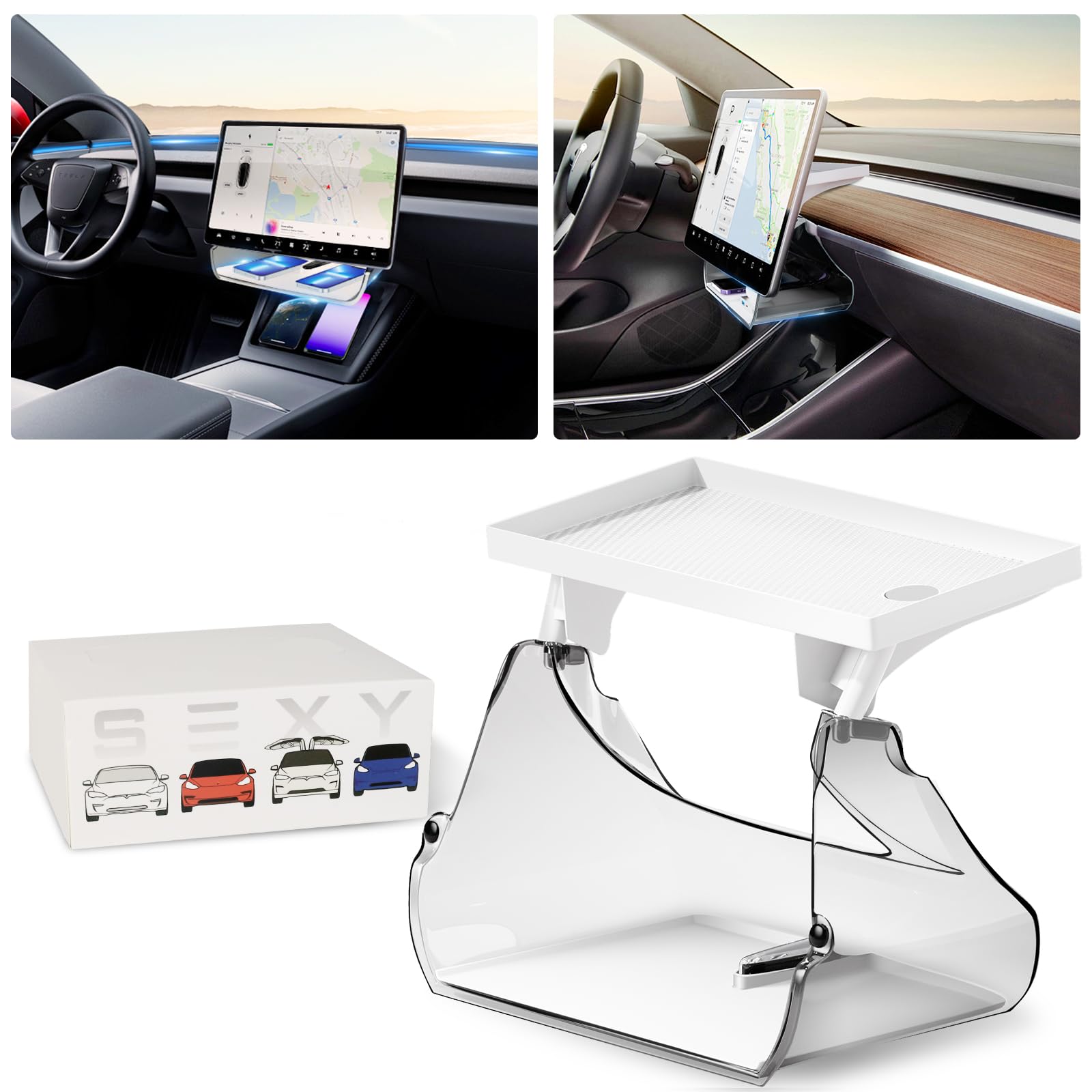 Mittelkonsolen-Organizer-Tablett für Tesla Model Y 2021-2024, Computer-Bildschirmablage, magnetische Bildschirm-Aufbewahrungsbox, hinter der Bildschirmablage, Panel-Organizer, Taschentuchhalter Mittelkonsolen-Organizer-Tablett für Tesla Model Y 2021-2024, Computer-Bildschirmablage, magnetische Bildschirm-Aufbewahrungsbox, hinter der Bildschirmablage, Panel-Organizer, Taschentuchhalter von RUILIXIN
