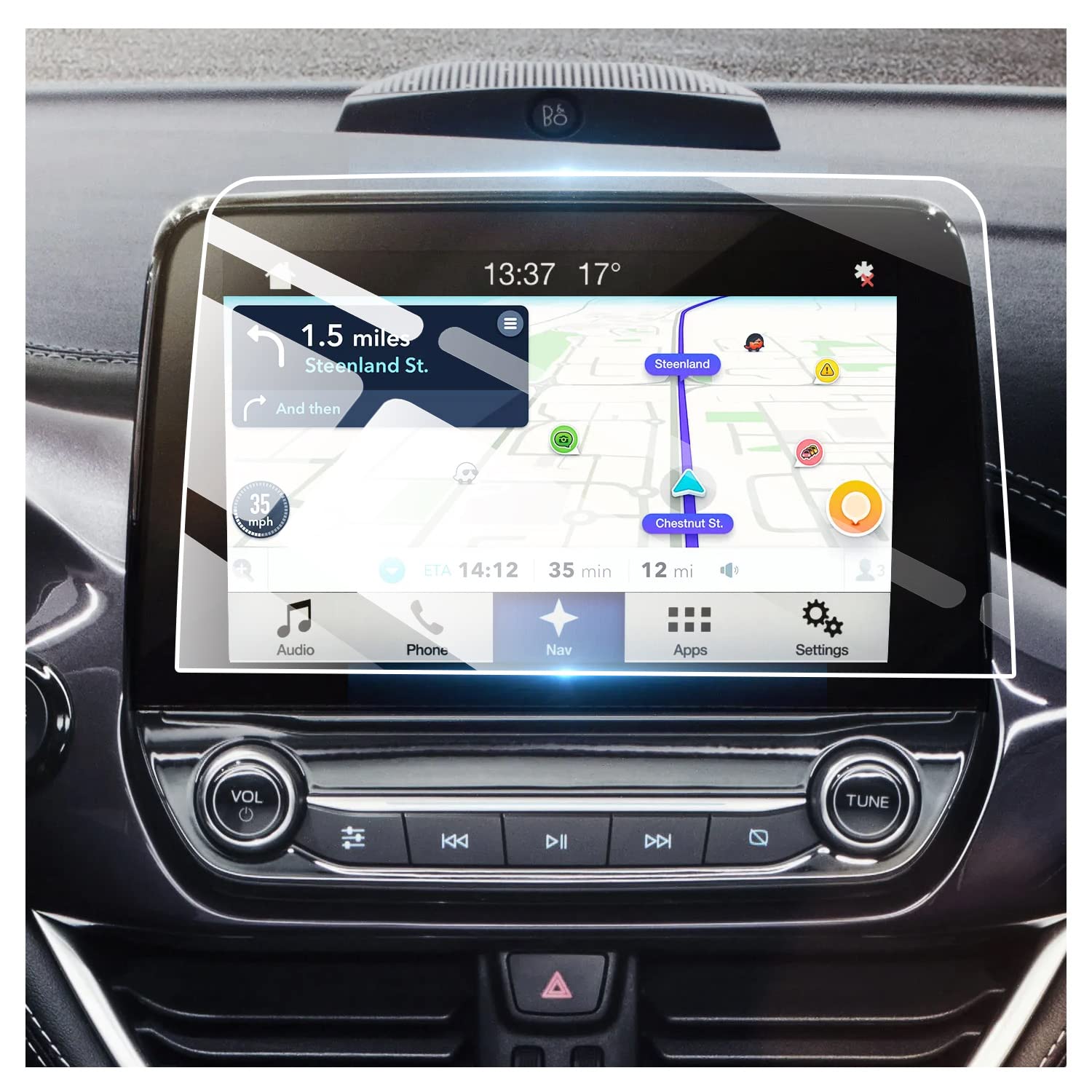 RUIYA 8" Ford Focus MK4 EcoSport Kuga Fiesta MK8 2018-2024 Navigation Schutzfolie, Kompatibel mit Ford Focus GPS Displayschutzfolie 9H Kratzfest Focus Schutzfolie Auto Navigation Glas RUIYA 8" Ford Focus MK4 EcoSport Kuga Fiesta MK8 2018-2024 Navigation Schutzfolie, Kompatibel mit Ford Focus GPS Displayschutzfolie 9H Kratzfest Focus Schutzfolie Auto Navigation Glas von RUIYA