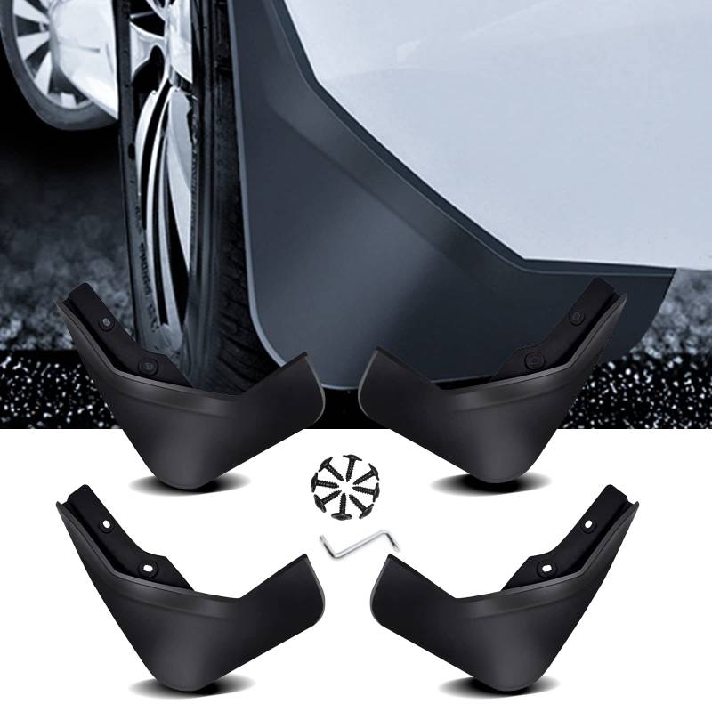 RUIYA Auto Kotflügel Kompatibel mit T oyota CHR 2016+ Auto Schmutzfänger Die Mud Guards vorne hinten Links rechts Ersatzteil Auto Rad Schutz Schlamm Fender Deko ZubehöR von RUIYA