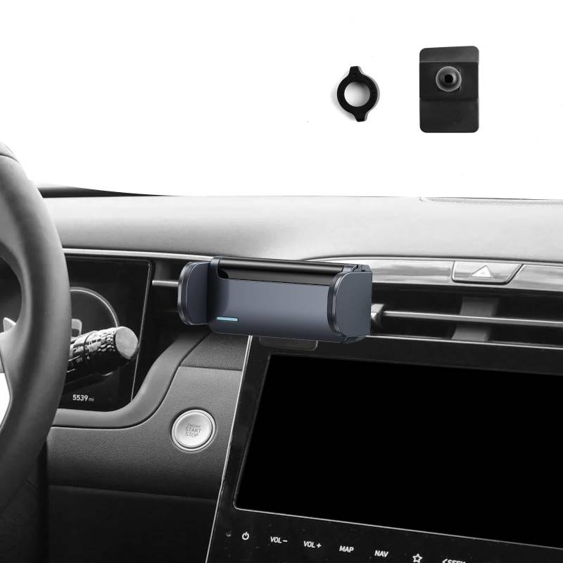 RUIYA Auto-elektrischer Handyhalter Kompatibel mit Hyundai Tucson NX4 2021-2025, Tucson Auto Handyhalter Lüftung KFZ Handy Halterung 360° Rotation KFZ Handy Halterung Tucson Zubehör Telefonhalter von RUIYA