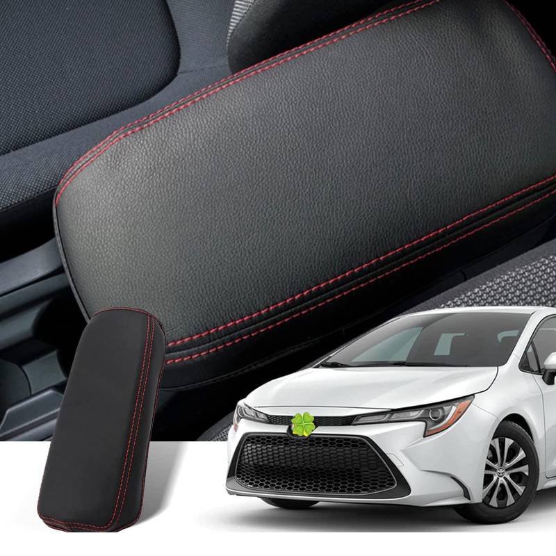 Ruiya Corolla Mittelarmlehne Abdeckung Corolla 2019+ Zubehör Mittelkonsole Armlehnenbezug Armlehnen Abdeckung Armlehnenbezüge Kompatibel mit Toyota Corolla E210 2019-2025 | Corolla Cross 2022-2025 von RUIYA