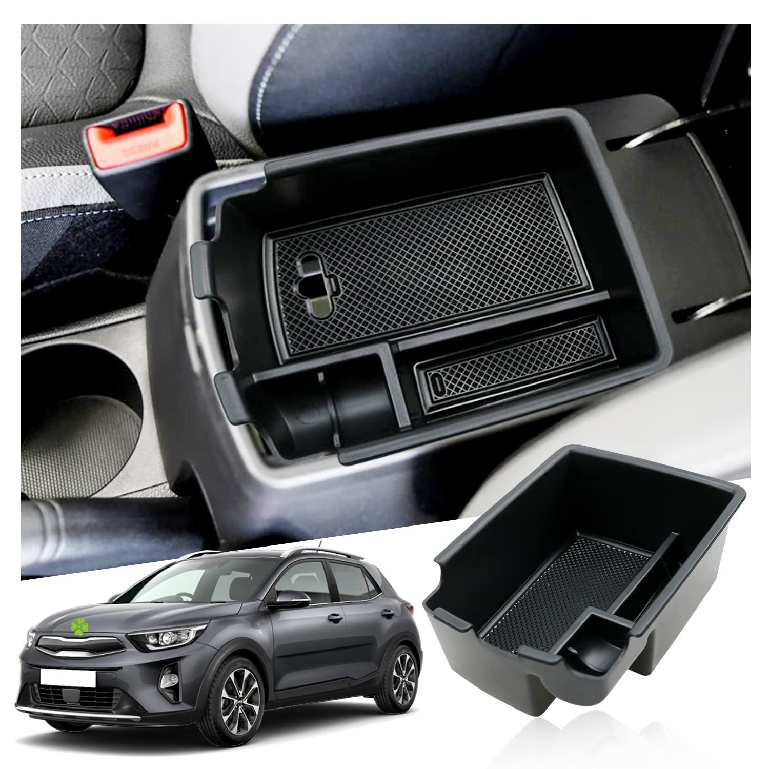 Ruiya Kompatibel mit Kia Stonic 2018-2024 Mittelkonsole Aufbewahrungsbox, Stonic Armlehne Organizer Tray Mittelarmlehne Handschuhfach Mittelkonsole Organizer Stonic Zubehör Mittelkonsole Ablagefac Ruiya Kompatibel mit Kia Stonic 2018-2024 Mittelkonsole Aufbewahrungsbox, Stonic Armlehne Organizer Tray Mittelarmlehne Handschuhfach Mittelkonsole Organizer Stonic Zubehör Mittelkonsole Ablagefac von RUIYA