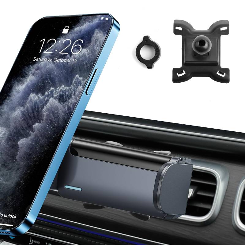 RUIYA Auto-elektrischer Handyhalter Kompatibel mit Mercedes-Benz GLE W167|GLS X167 2020-2025, Auto Handyhalter Lüftung KFZ Handy Halterung 360° Rotation KFZ Handy Halterung GLE Zubehör Telefonhalter von RUIYA