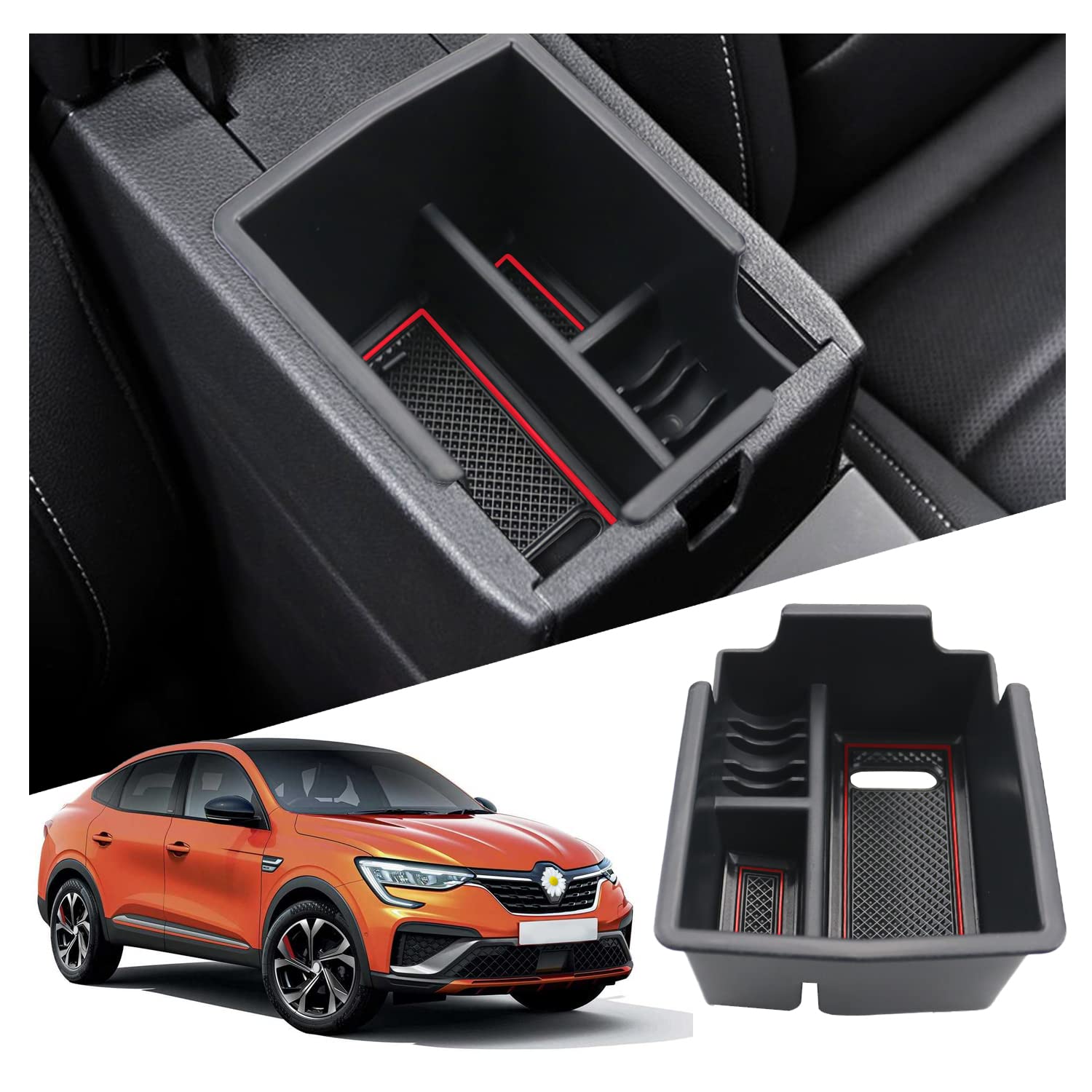 Ruiya Kompatibel mit Renault Arkana 2021 2022 2023 2024 Mittelkonsole Aufbewahrungsbox, Arkana Armlehne Organizer Tray Mittelarmlehne Handschuhfach Mittelkonsole Organizer Ablagefach Arkana Zubehör Ruiya Kompatibel mit Renault Arkana 2021 2022 2023 2024 Mittelkonsole Aufbewahrungsbox, Arkana Armlehne Organizer Tray Mittelarmlehne Handschuhfach Mittelkonsole Organizer Ablagefach Arkana Zubehör von RUIYA