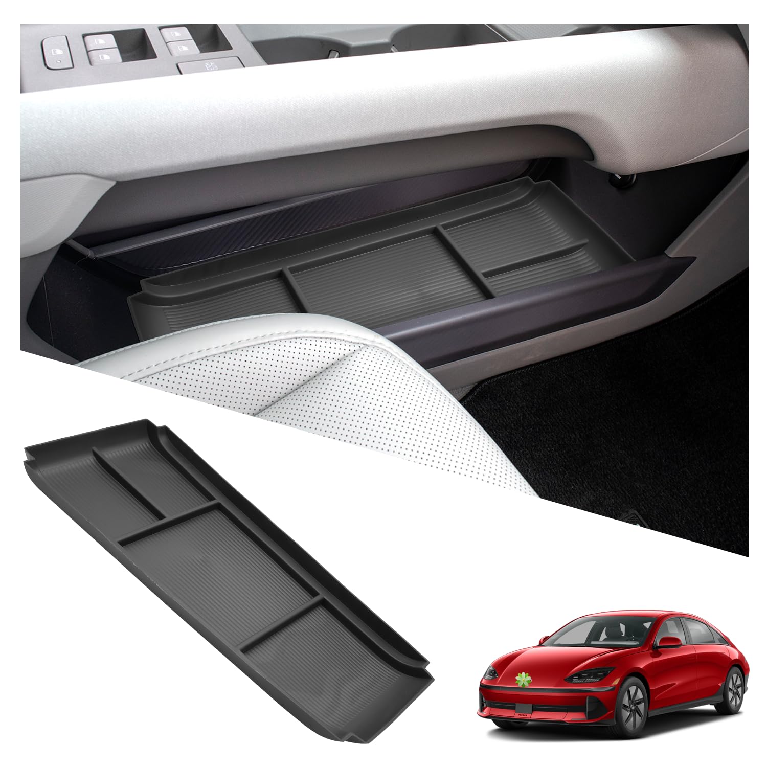 Ruiya Kompatibel mit Hyundai Ioniq 6 2023 2024 2025 Mittelkonsole Aufbewahrungsbox,TPE Armlehne Organizer Tray Mittelarmlehne Handschuhfach Mittelkonsole Organizer Ablagefach Ioniq 6 Zubehör Ruiya Kompatibel mit Hyundai Ioniq 6 2023 2024 2025 Mittelkonsole Aufbewahrungsbox,TPE Armlehne Organizer Tray Mittelarmlehne Handschuhfach Mittelkonsole Organizer Ablagefach Ioniq 6 Zubehör von RUIYA