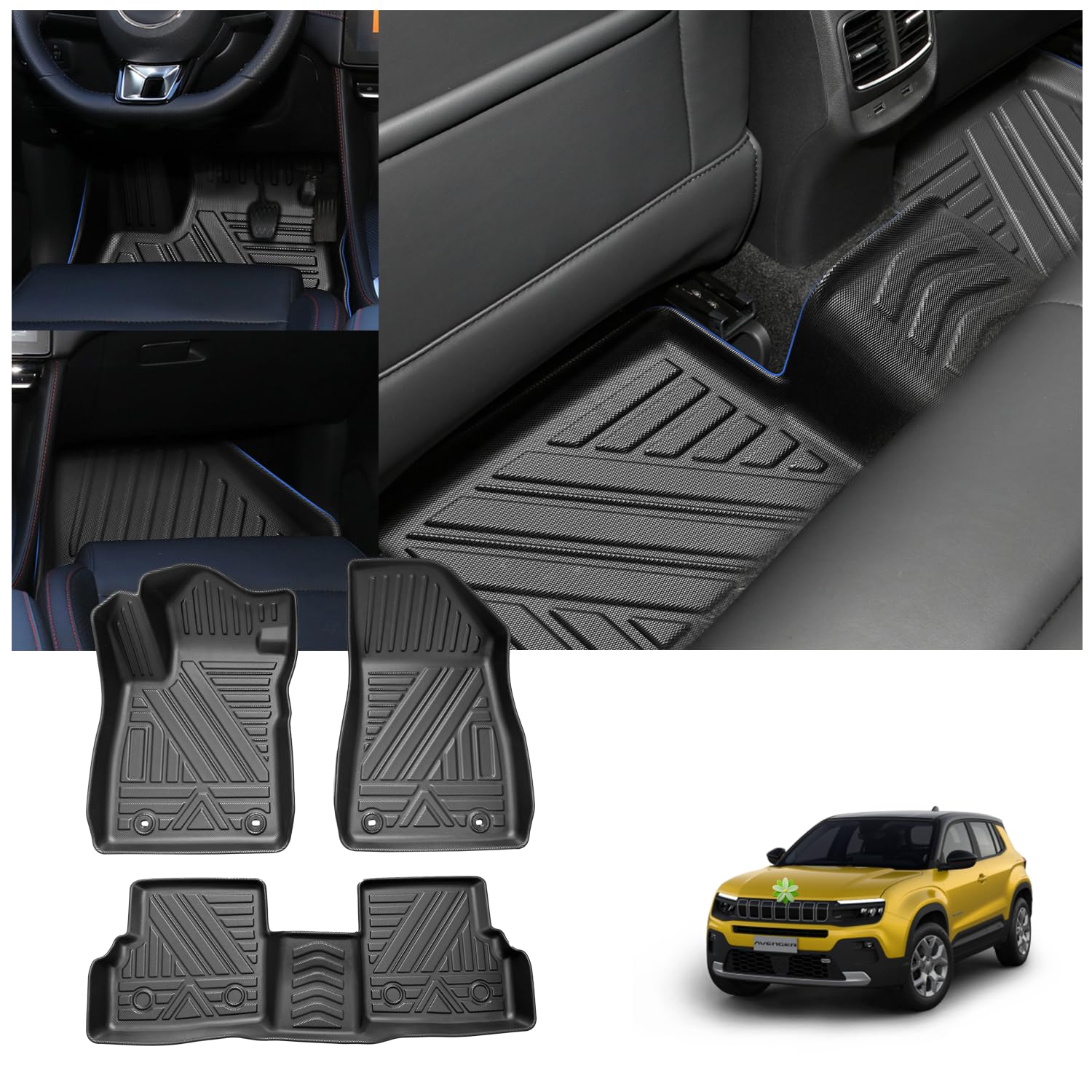 Ruiya Kompatibel mit MG ZS Facelift 2018-2023 2024 Fußmatten Gummimatten, TPE Autofussmatten MG ZS Automatten Fußmatten Antirutsch Fußmatte Allwetter matten für MG ZS Zubehör Ruiya Kompatibel mit MG ZS Facelift 2018-2023 2024 Fußmatten Gummimatten, TPE Autofussmatten MG ZS Automatten Fußmatten Antirutsch Fußmatte Allwetter matten für MG ZS Zubehör von RUIYA