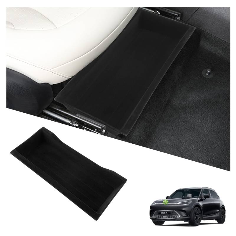 Ruiya Kompatibel mit Mercedes-Benz Smart 1#1 EV 2023 2024 2025 Mittelkonsole Aufbewahrungsbox, Smart #1 Armlehne Organizer Tray Mittelarmlehne Handschuhfach Mittelkonsole Organizer Smart #1 Zubehör von RUIYA