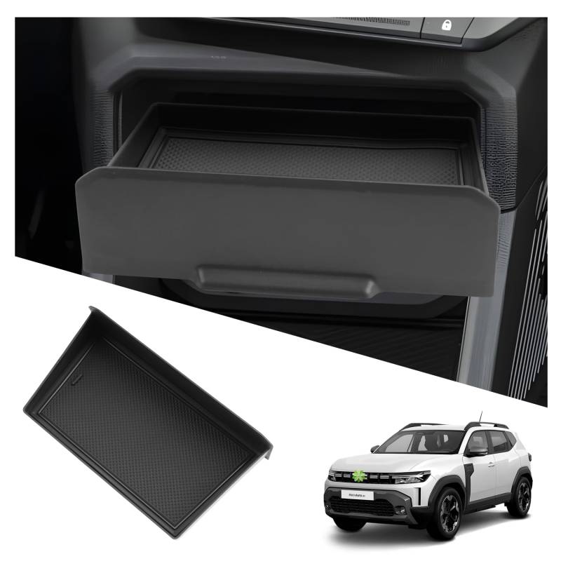 Ruiya Kompatibel mit Neu Dacia Duster 3 SUV | Hybrid | 4X2 4X4 | Extreme 2024 2025 Mittelkonsole Aufbewahrungsbox, Duster Organizer Tray Mittelkonsole Organizer Aufbewahrungsbox Duster Zubehör von RUIYA