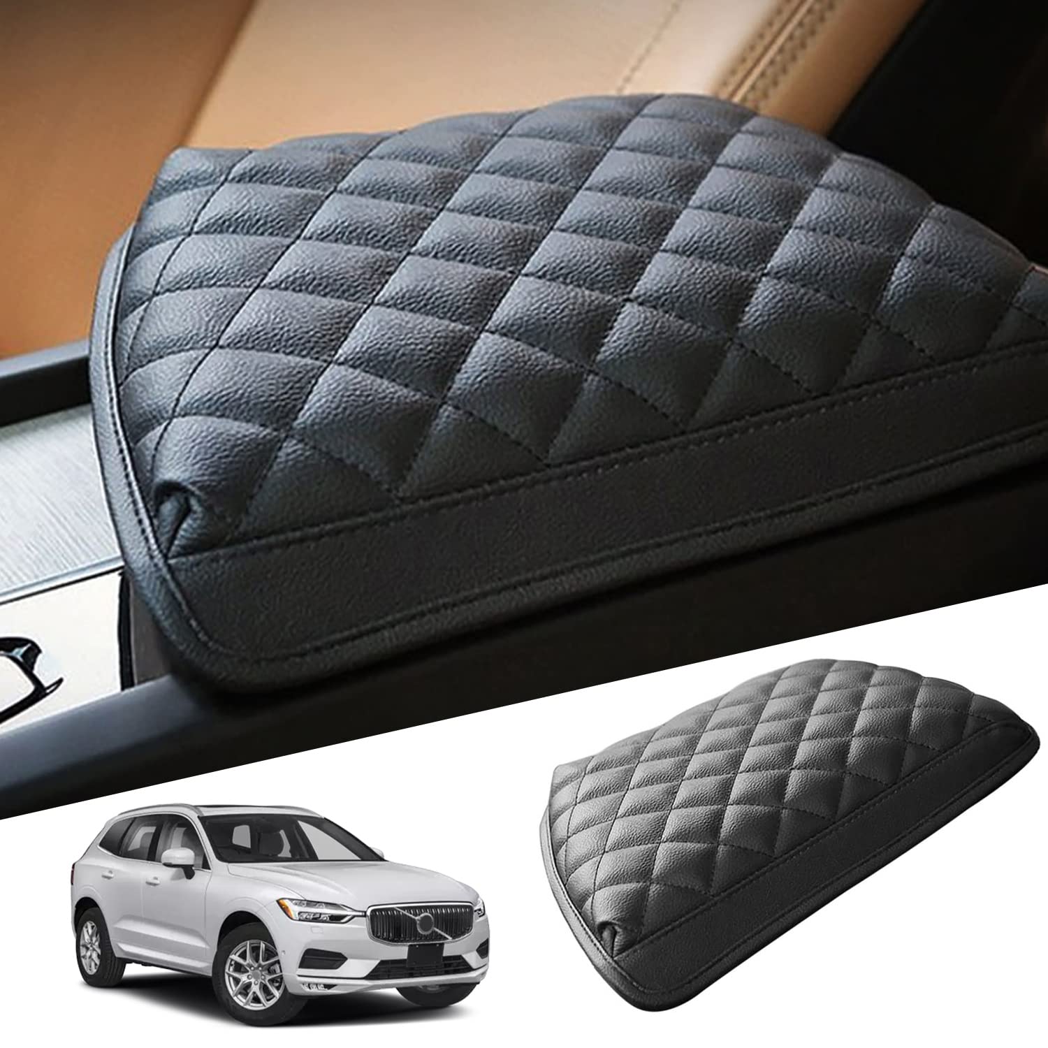 Ruiya Mittelarmlehne Abdeckung Kompatibel mit Volvo XC60 V60 S60 2017-2024, Mittelkonsole Armlehnenbezug Armlehnen abdeckung XC60 Zubehör Armlehne Box Cover Mittelarmlehnenabdeckung Ruiya Mittelarmlehne Abdeckung Kompatibel mit Volvo XC60 V60 S60 2017-2024, Mittelkonsole Armlehnenbezug Armlehnen abdeckung XC60 Zubehör Armlehne Box Cover Mittelarmlehnenabdeckung von RUIYA
