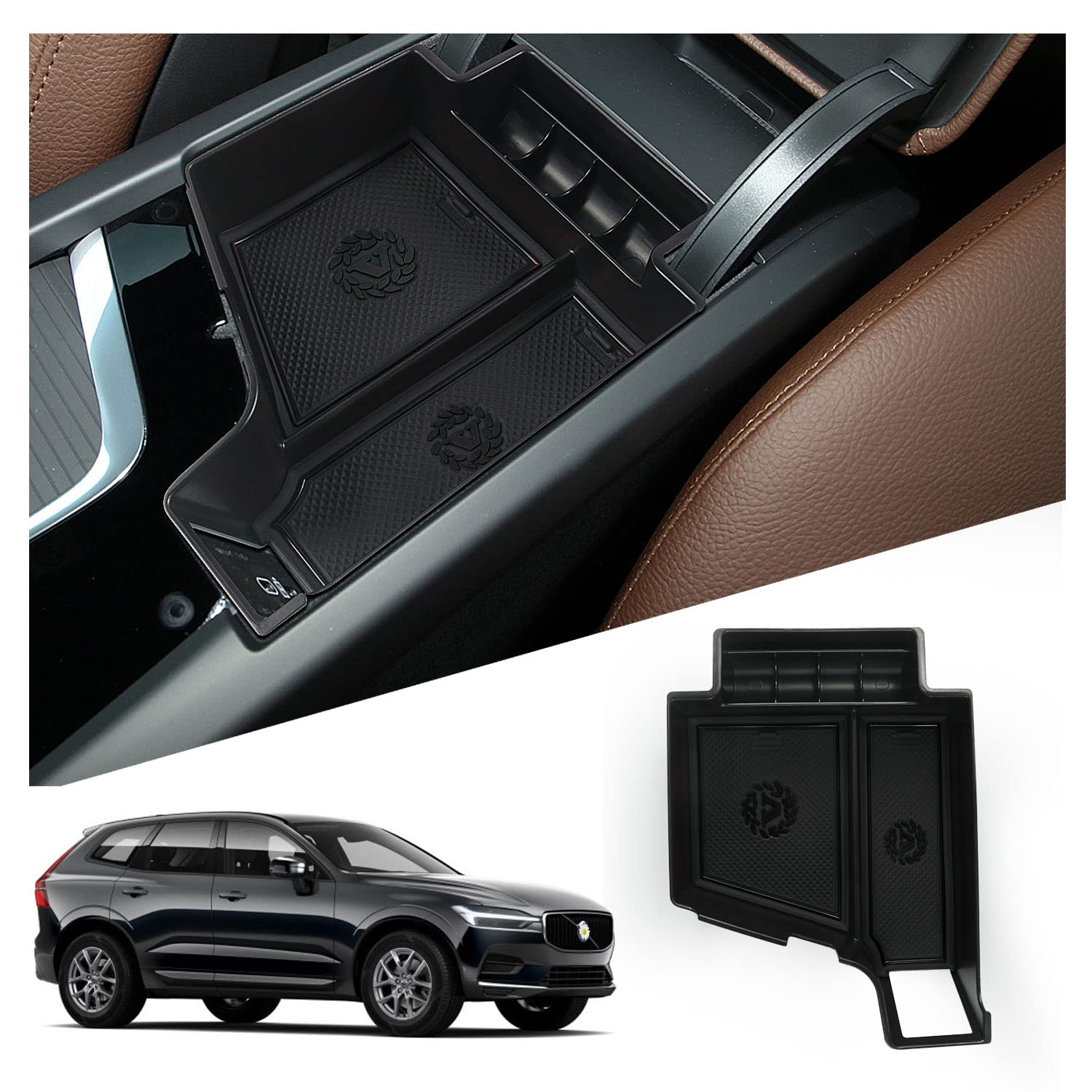 Ruiya Kompatibel mit Volvo XC60 XC90 V60 S60 V90 S90 2018-2024 2025 Armlehne Aufbewahrungsbox,Mittelkonsole Organizer Tray Mittelarmlehne Handschuhfach Organizer Mittelkonsole Ablagefach XC60 Zubehör Ruiya Kompatibel mit Volvo XC60 XC90 V60 S60 V90 S90 2018-2024 2025 Armlehne Aufbewahrungsbox,Mittelkonsole Organizer Tray Mittelarmlehne Handschuhfach Organizer Mittelkonsole Ablagefach XC60 Zubehör von RUIYA