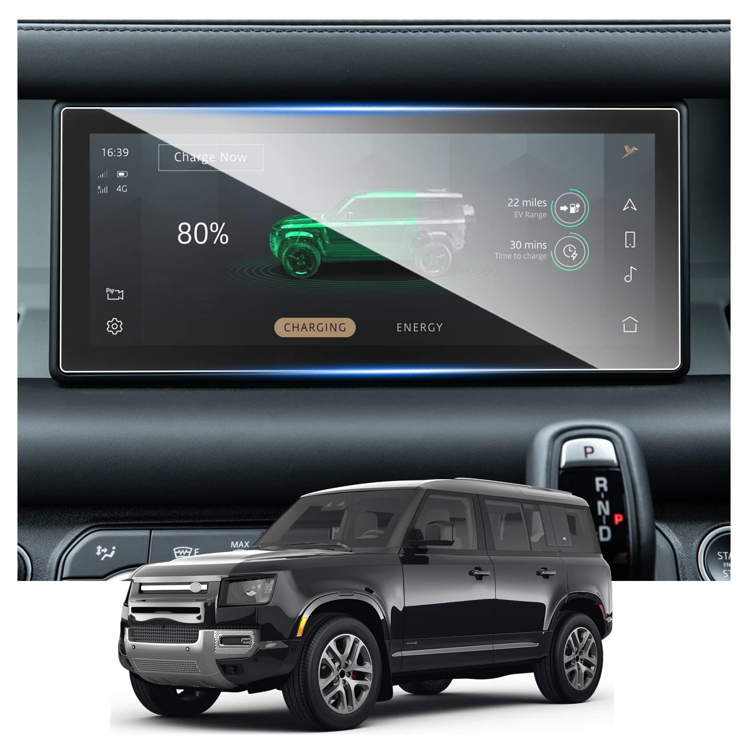 Ruiya Navigation Schutzfolie Kompatibel mit Land Rover Defender 2020-2022,10" Navigation Displayschutzfolie HD Hartglas Defender Schutzfolie GPS Touchscreen Gehärtetem Glas Schutzfolie Anti-Scratch Ruiya Navigation Schutzfolie Kompatibel mit Land Rover Defender 2020-2022,10" Navigation Displayschutzfolie HD Hartglas Defender Schutzfolie GPS Touchscreen Gehärtetem Glas Schutzfolie Anti-Scratch von RUIYA
