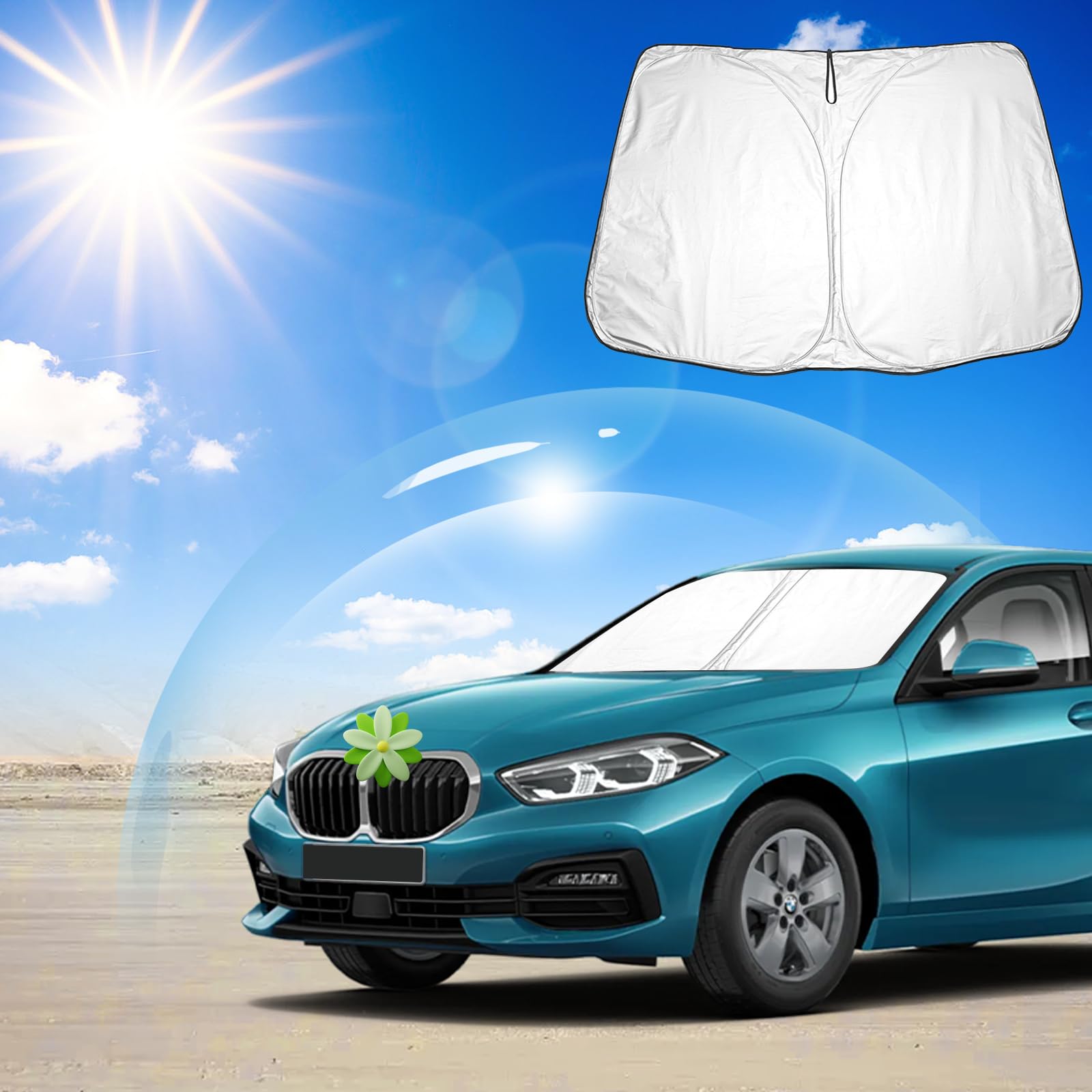 Ruiya Frontscheibenabdeckung Kompatibel mit 2012-2025 BMW Serie 1 F20 F40 | Serie 2 F22 F44, Sonnenschutz für Frontscheiben Auto Windschutzscheiben Abdeckung Frontscheibe blockiert UV Sonnenblende Ruiya Frontscheibenabdeckung Kompatibel mit 2012-2025 BMW Serie 1 F20 F40 | Serie 2 F22 F44, Sonnenschutz für Frontscheiben Auto Windschutzscheiben Abdeckung Frontscheibe blockiert UV Sonnenblende von RUIYA