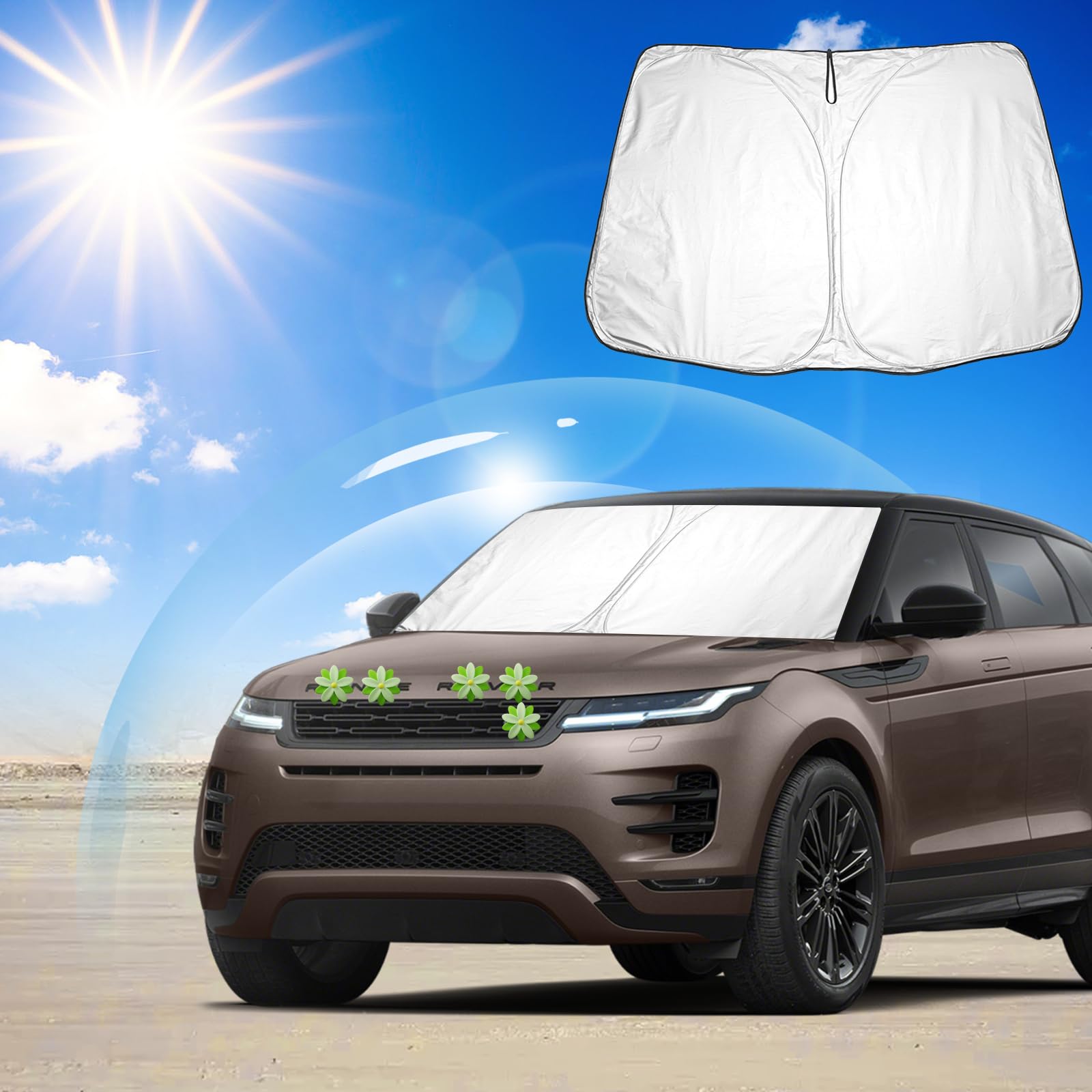 Ruiya für Range Rover Evoque 2012-2025 Auto Sonnenschutz Frontscheibe,Windschutzscheibe Sonnenschirm Auto Frontscheibe blockiert UV Vorderseite Frontscheibe Sonnenschutz Range Rover Evoque Zubehör Ruiya für Range Rover Evoque 2012-2025 Auto Sonnenschutz Frontscheibe,Windschutzscheibe Sonnenschirm Auto Frontscheibe blockiert UV Vorderseite Frontscheibe Sonnenschutz Range Rover Evoque Zubehör von RUIYA