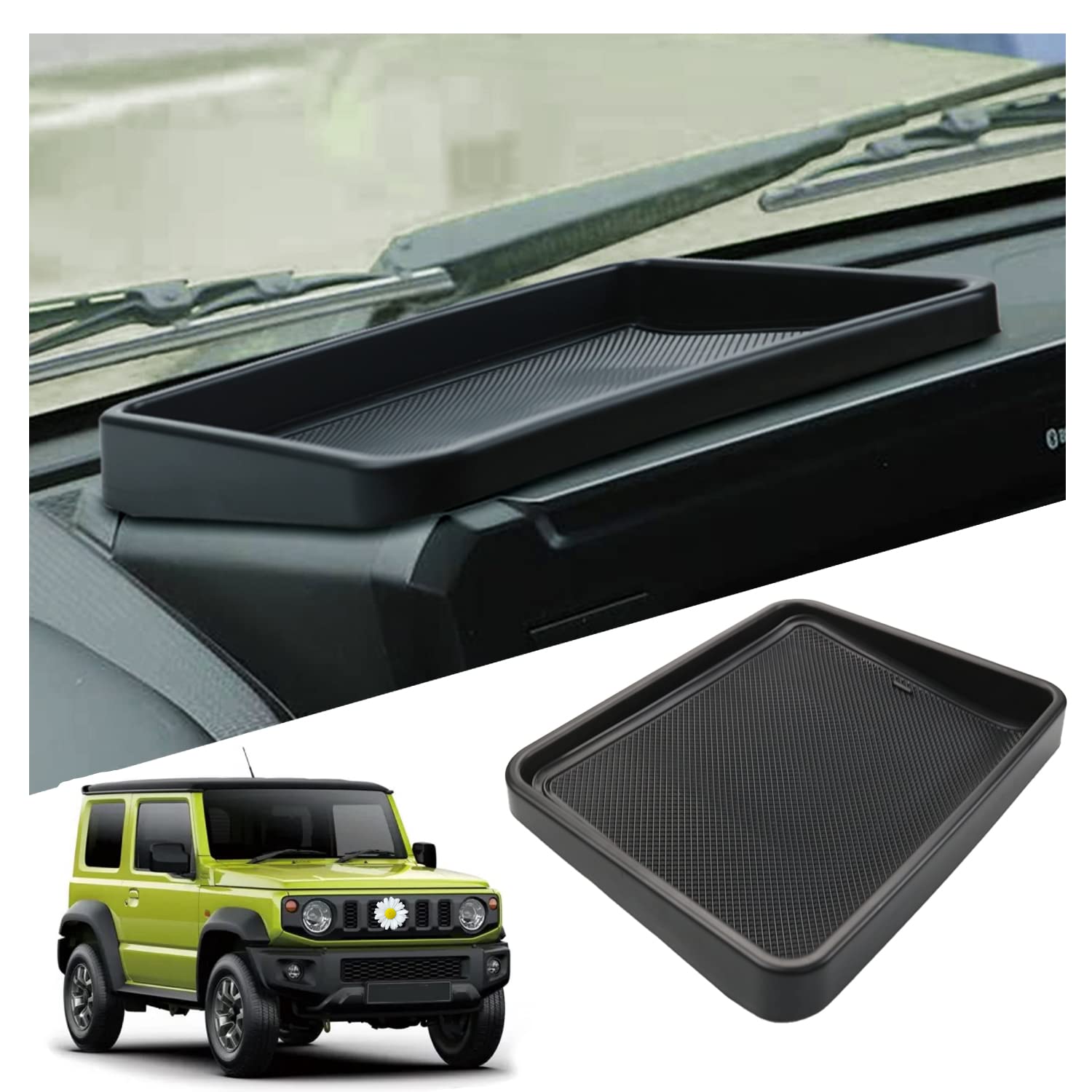 Ruiya Mittelkonsole Aufbewahrungsbox für Suzuki Jimny JB64W JB74W 2018-2024 2025, Mittelkonsole Handyhalterung Instrumententafel Telefon Halter Navigation Ablagen Organizer Tablett Jimny Zubehör Ruiya Mittelkonsole Aufbewahrungsbox für Suzuki Jimny JB64W JB74W 2018-2024 2025, Mittelkonsole Handyhalterung Instrumententafel Telefon Halter Navigation Ablagen Organizer Tablett Jimny Zubehör von RUIYA