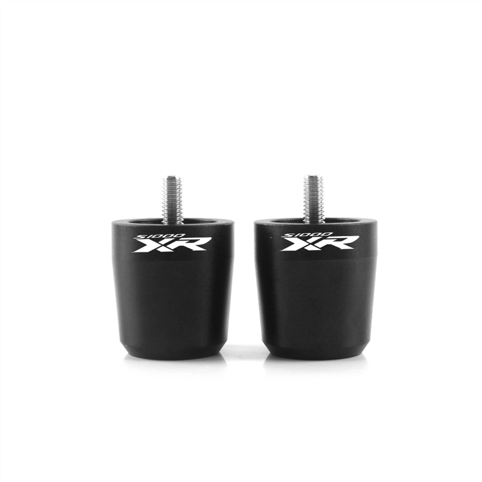 Aluminium Motorradteile Lenkergriffe Lenkerenden Cap Slider Für BMW S1000R S1000RR S1000XR S1000 R RR XR (Color : Black) von RUKDA